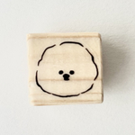 ふんわりビション 犬のイラストはんこ