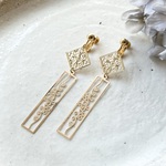 中華窓のイヤリング/ピアス[数量限定]