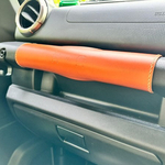NEW☆Jimny (JB64/74)助手席アシストグリップカバー＊ブルガロレザー(コニャック)送料込