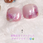 ネイルチップ フット 親指2本set 