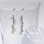 雨粒キラキラピアス(イヤリング)