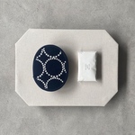 可愛すぎるミニポケットティッシュケース　tambourine navy mina perhonen