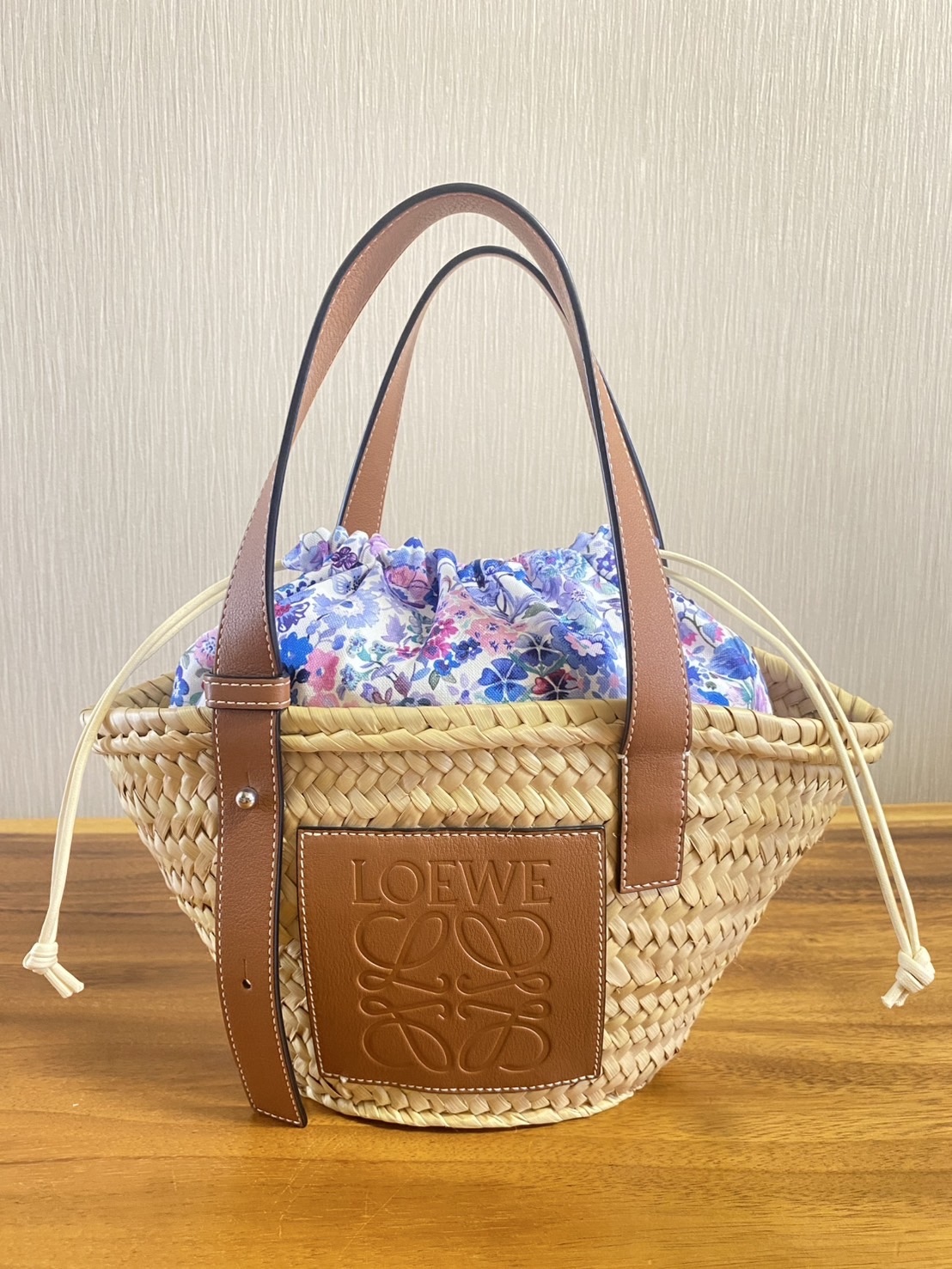 ラスト1点！ ロエベカゴバッグS用 巾着 インナーバッグ リバティ