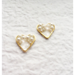 再販5❤️リボンパールピアス