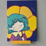 なみだをあつめて、夜空へ【原画・1点もの】