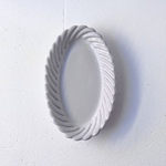 ネムoval S 白/楕円小皿N