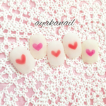 開店セール♡ハート♡マットネイル