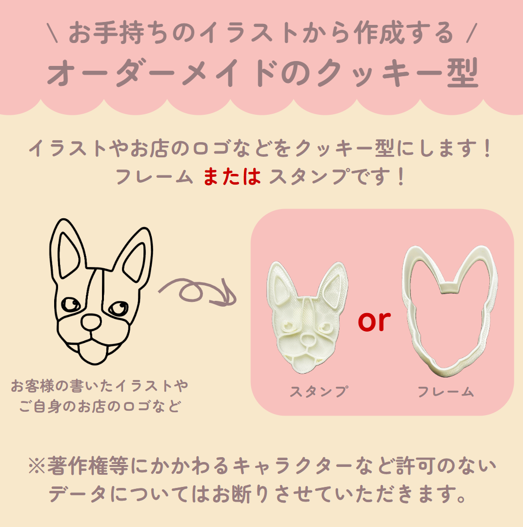 wan様クッキー型オーダーページ - メルカリ