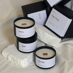 Black tin Fragrance candle ~ フレグランスキャンドル
