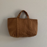帆布　BASIC TOTE(S) キャメル
