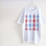ギンガムチェック_02　メンズ・レディース　Tシャツ