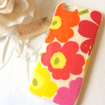 処分SALE！北欧ポピー＊iPhone6,6s ケース