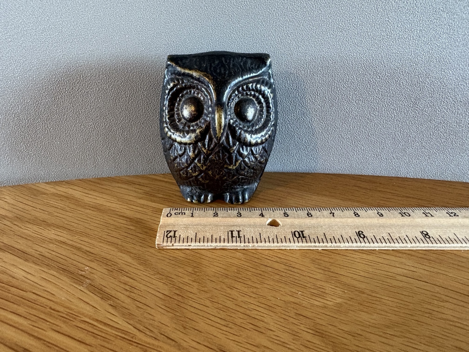 国産の古いフクロウの置物 アンティーク ヴィンテージ - Or ét pur