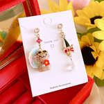 大人可愛いෆ˚* 猫ᒼᑋªⁿꕤ︎︎·͜· 傘 umbrella 個性的 雫ドロップ ハンドメイド ピアス イヤリング レディース アクセサリー