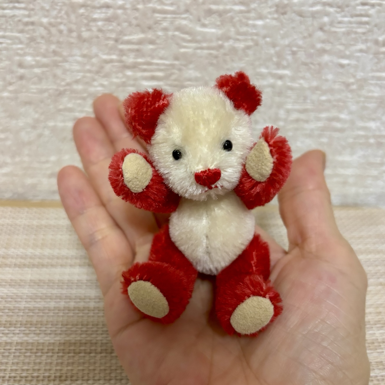 ハンドメイド・ミニチュアベア　ミニチュアテディベア　手作り　ぬいぐるみ　作家 How to Make Pipe Cleaner Bear 🧸What a Easy and Cute