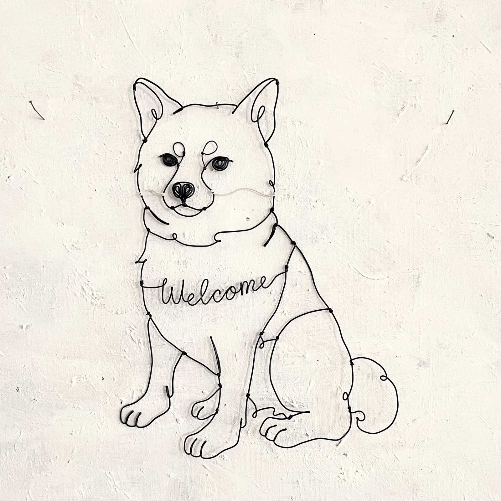 柴犬のワイヤーアート◎愛犬を癒しのインテリア空間に - Y屋 | minne