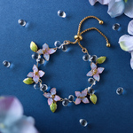 しっとり紫陽花のブレスレット