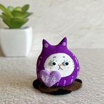 猫ダルマさん◆紫◆m83