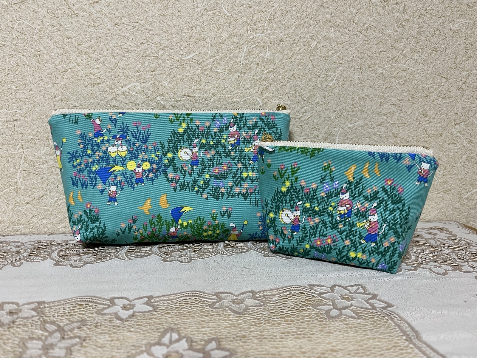 美しい】20cmファスナーポーチ♡めんどくさいからアタッチメント