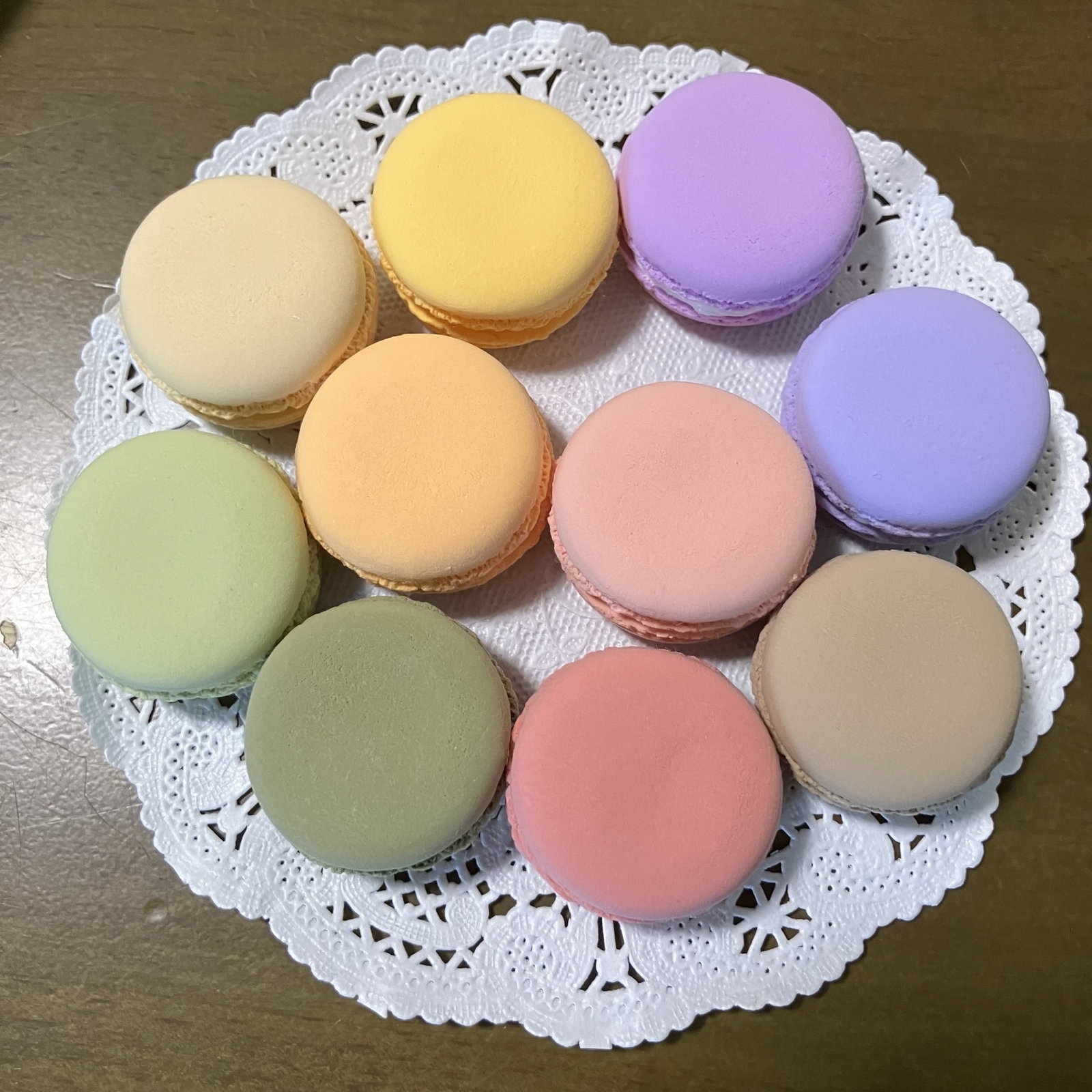 受注制作⭐︎フェイクマカロン 飾り インテリア おままごと等 - Flower