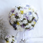 かすみ草×紫陽花mixのブーケＭ＊プリザーブドフラワー
