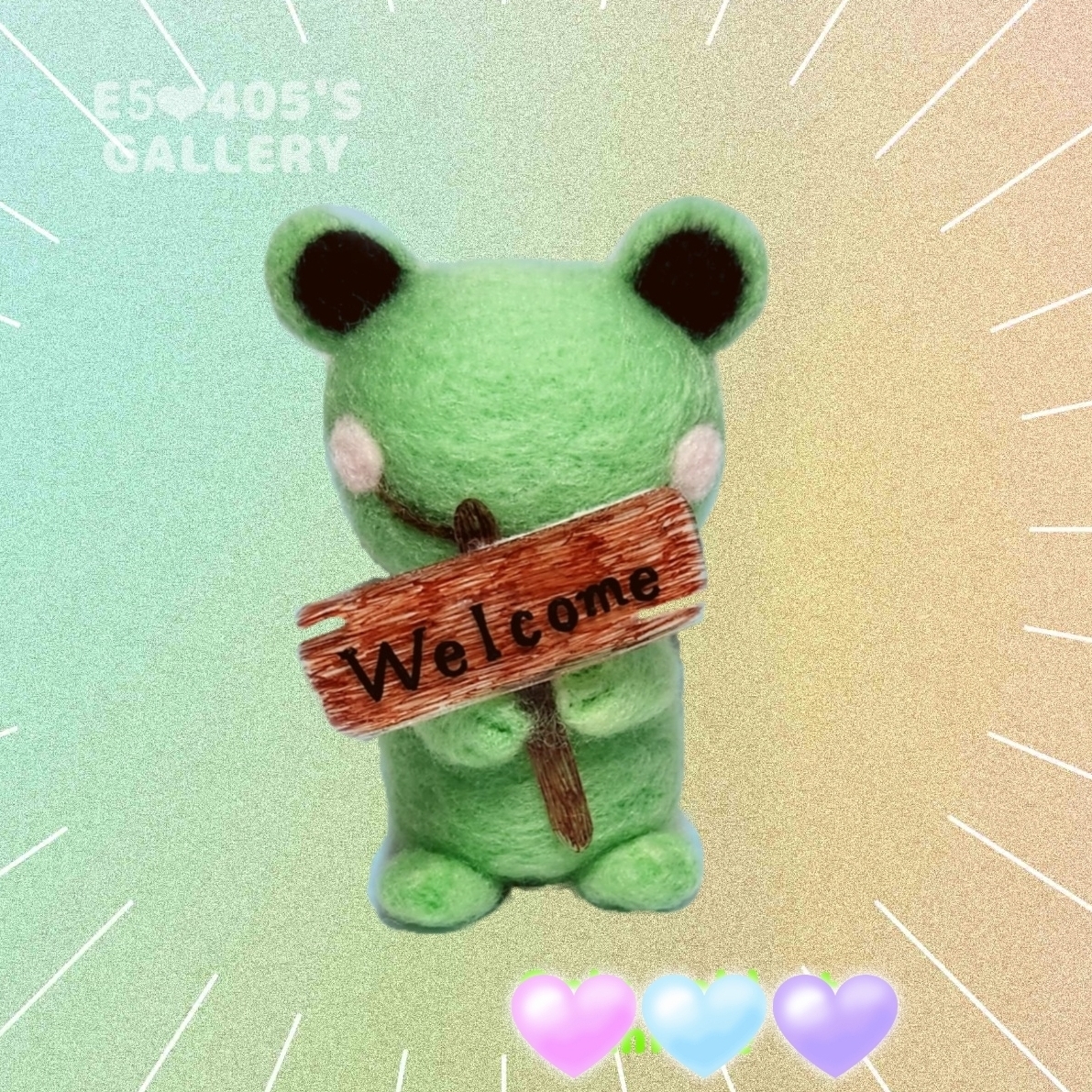 ウエルカム ケロちゃん🐸