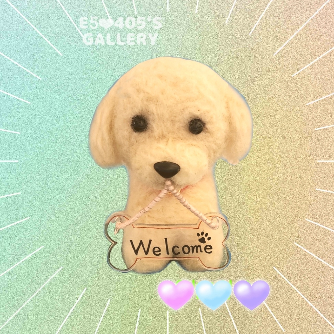 ウエルカムドッグ🐶トイプードルバージョン