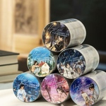 【セット売り】月夜の帷シリーズ PETマスキングテープ マステ 6種