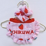 Strawberry Stripe Bib🍓🩷PINK