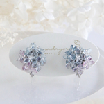【季節限定】 ~hitohira~  紫陽花　blue  ピアス/イヤリング
