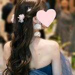 " fuwari 〜ivory" ブライダルアクセサリー　結婚式　お呼ばれアクセサリー　ブライダルピアス　ブライダルイヤリング　ウエディング　二次会　フラワー　花　シフォン　大ぶり　オケージョン
