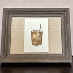 原画「アイスコーヒーバカンス」