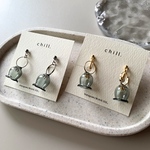 吹きガラスaccessory【suzuran Baby.】gray
