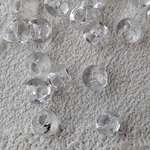 再販　22g(120pcs )8mmアクリルクリア鈴ビーズ