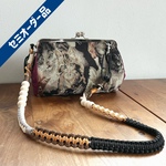 〈予約商品〉がま口 大バック 〚 猫柄 〛＋パラショルダー