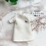 🆕momokoサイズ hc.ロゴ入りTシャツ　アイボリー