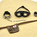 【シチリア向け】ミニチュアゴーグルセット/黒オーバル