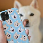 うちの子柄 犬のスマートフォンケース│犬 ペット