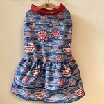 wataryuten様オーダー品♡スマイルアメリカンデニムメッシュワンピース