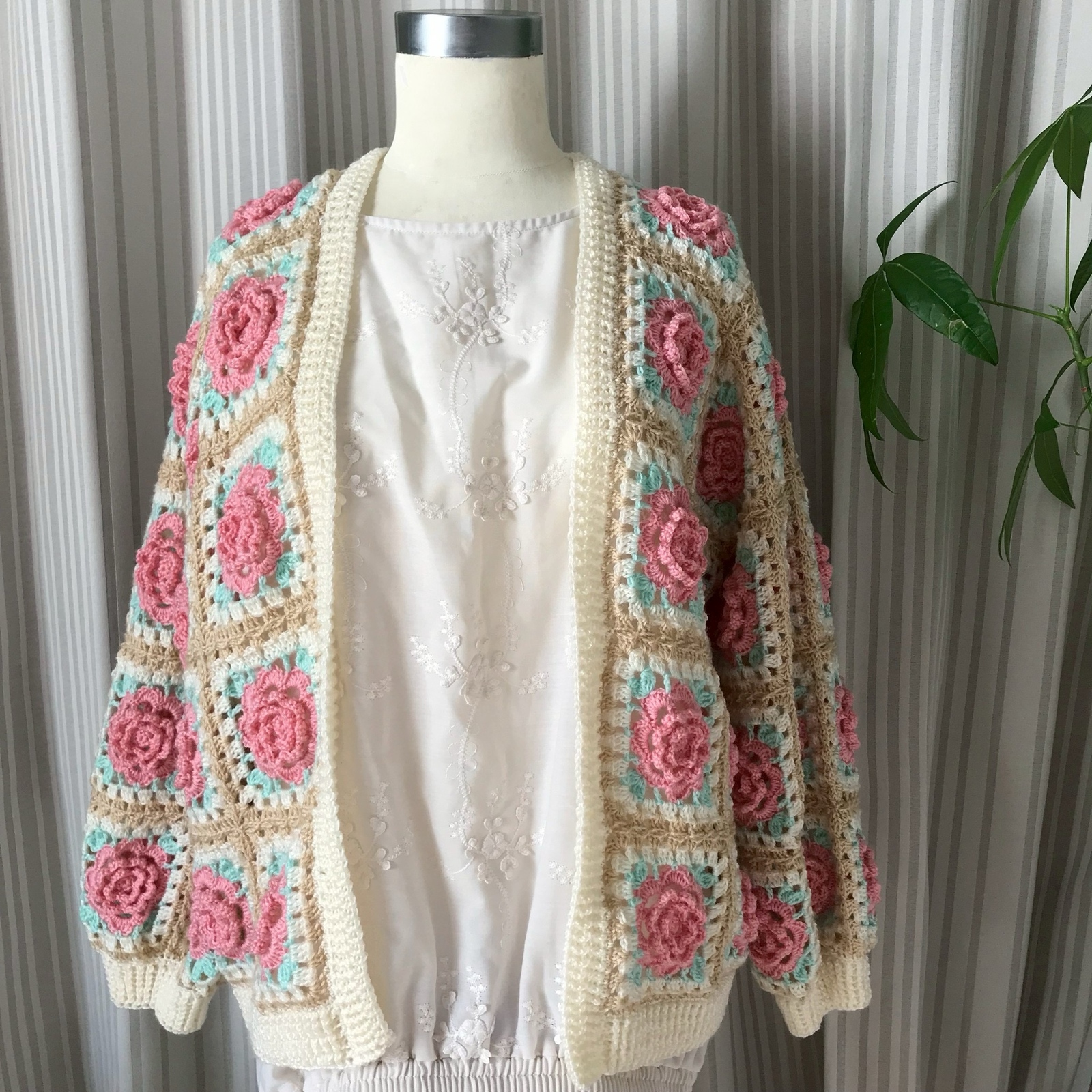 再販アフリカンフラワー✿コットン✿ブランケットB アフリカンフラワーモチーフ☆手編みブランケットの通販 by