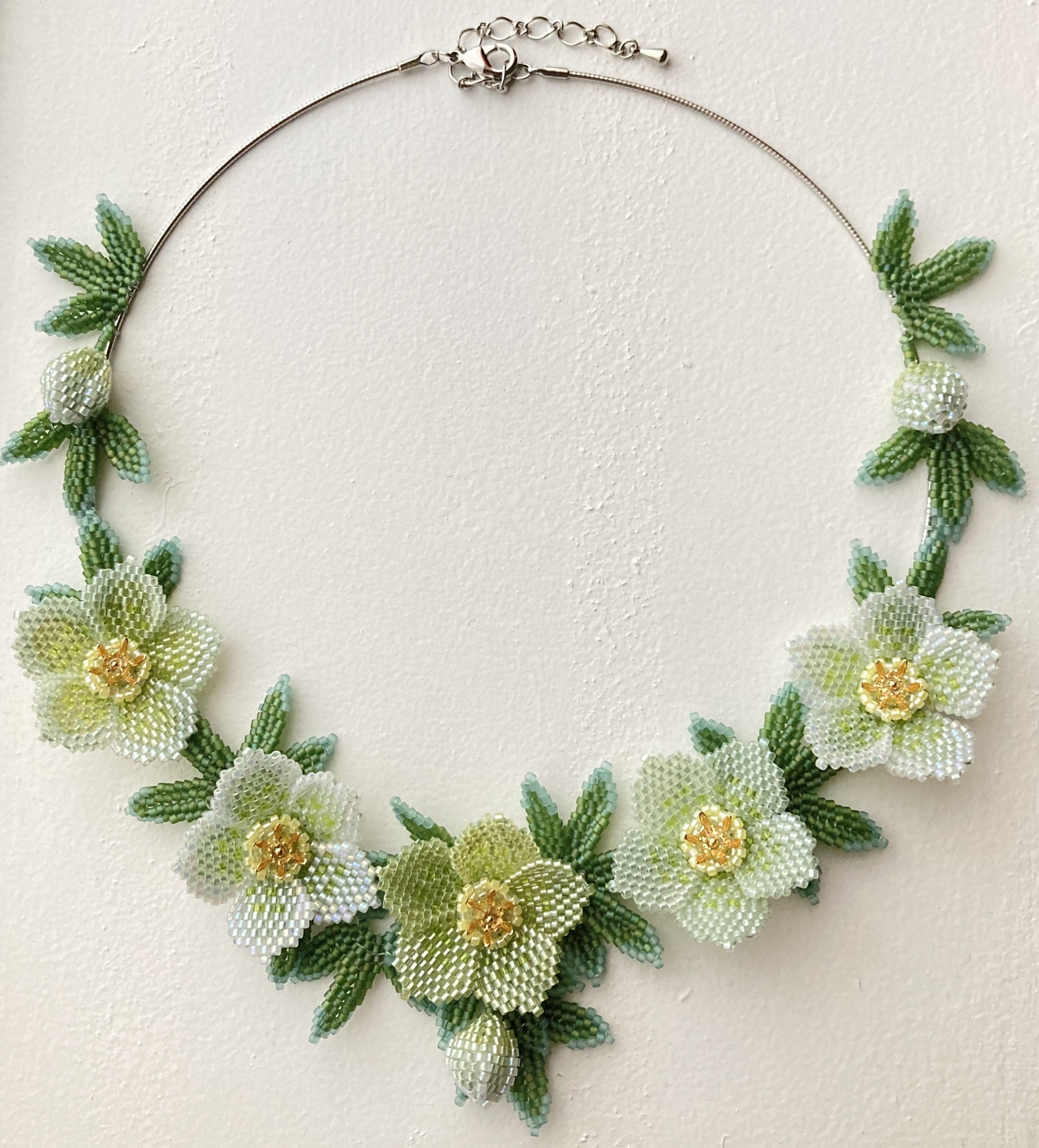 ミモザ ビーズ 刺繍 ブローチ ハンドメイドアクセサリー ビーズ刺繍ブローチ☆ミモザ - COCO'S GALLERY | minne byGMO