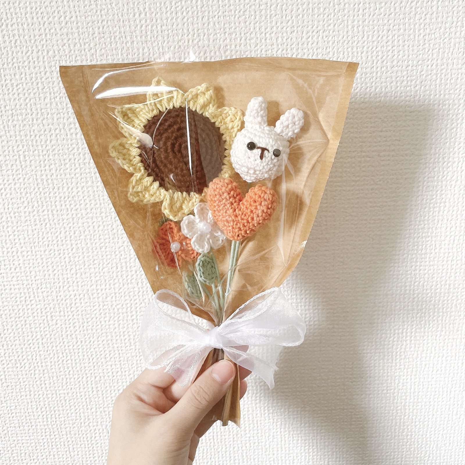 Na専用ページ ハンドメイド 【編みぐるみ　お花・植物】 かぎ針セット かわいい 花 編みぐるみ かぎ針編みキット 初心者