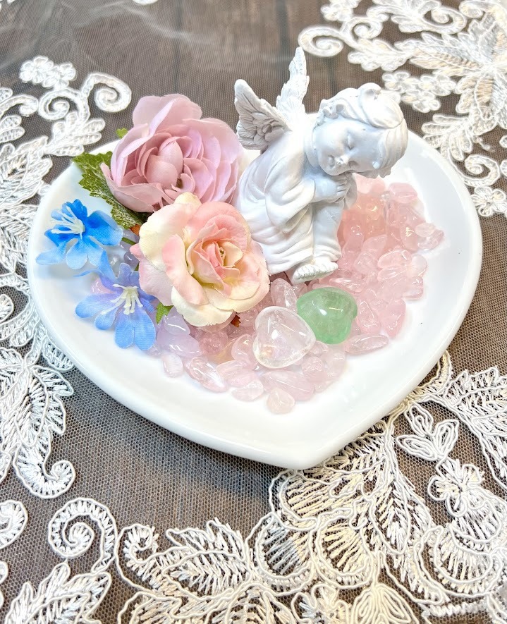日本の和 豪華なお花の御所車 押し花アート額04 その他アート