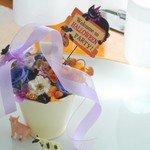 バケツにお花畑　ハロウィーンバージョン　with cow 