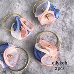 数量限定　オリジナル　2個/ ミックス　シフォンフラワー　チャーム　MCH294