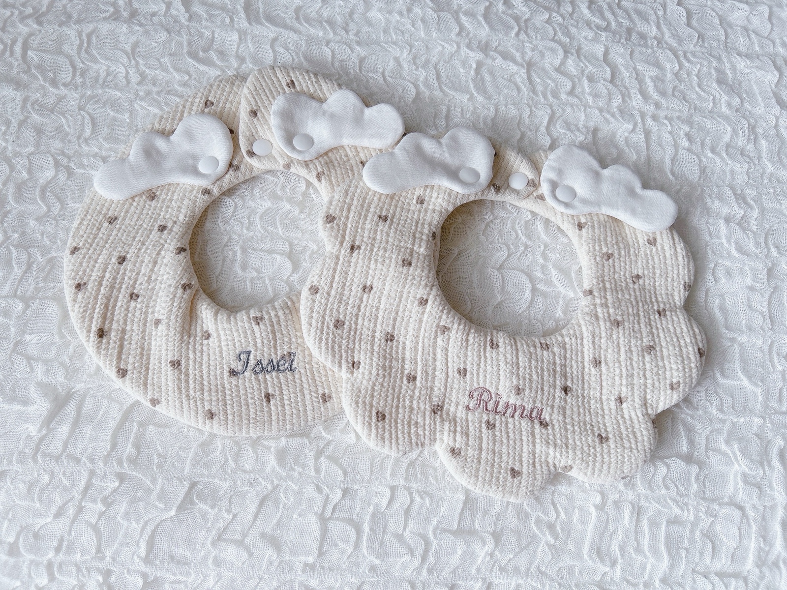 margaret lace bib⋆⸜ ⚘ ⸝⋆オーダーメイド名入れ スタイ