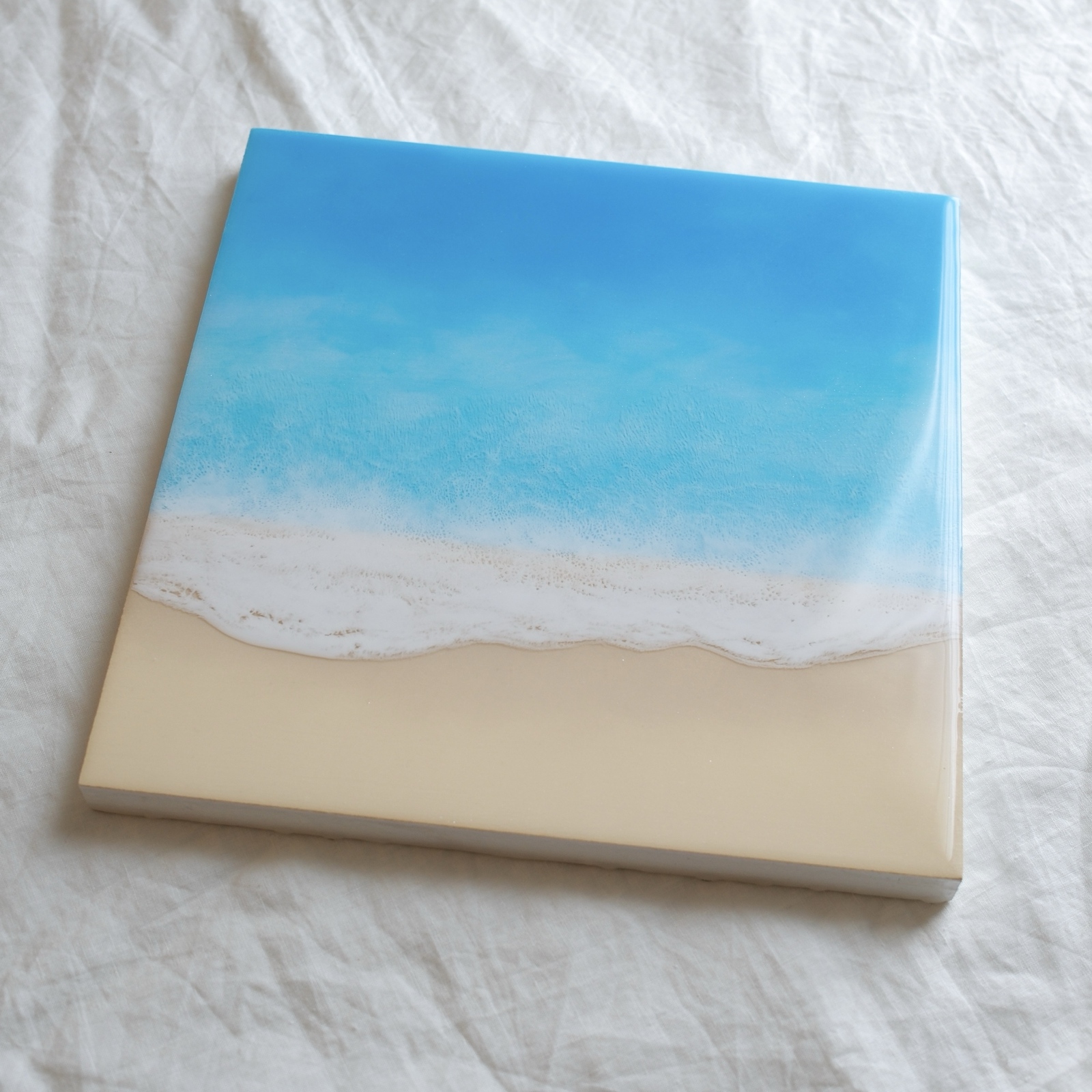S3 海アート　レジンアート　インテリア　アート　絵画　海　壁掛け
