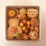 テディベアクッキー缶♡メッセージクッキー