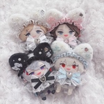 【6つのカラーから選べます】にじぱぺっと　ぬい帽子　ぬい服　ネコ耳　ヘッドドレス　10cmぬい 推し活