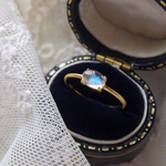 - oval -【 月の雫 amulet ring 】宝石質 ブルームーンストーン リング｜silver925 ︎✴︎ 6月誕生石